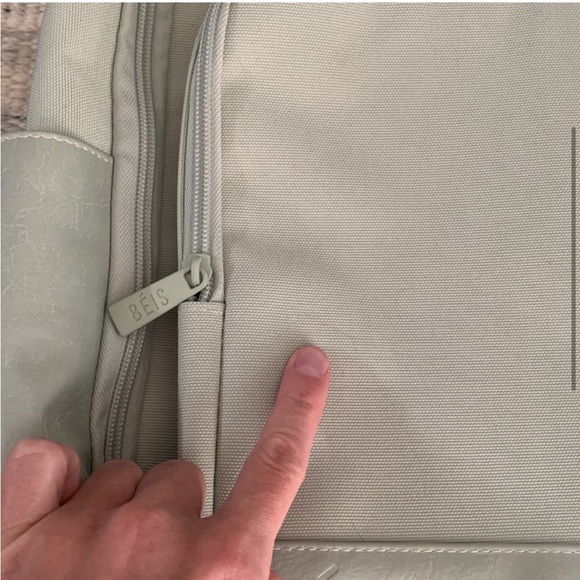 BEIS - BEIS The Backpack in MATCHA - Picture 2 of 8